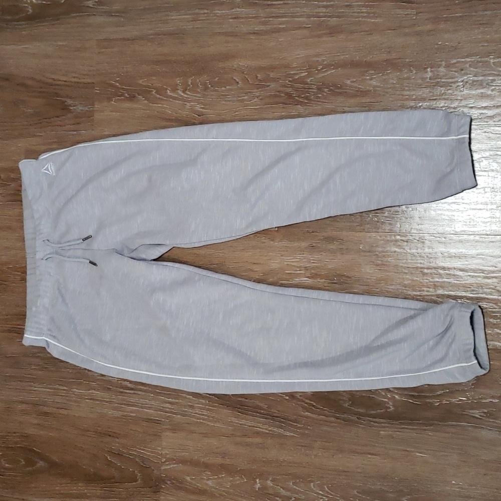 (XS) Reebok Heathered Casual Sporty Athleisure Loungewear Loose Relaxed Fit